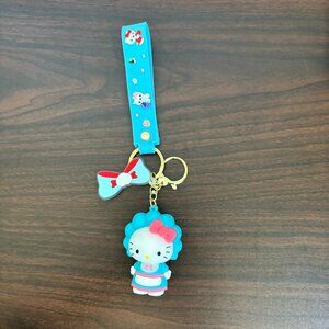 Hello Kitty Keychains Car Key Ring Bow Wristlet Keychain Unbranded New Blue